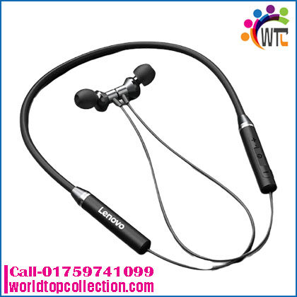 Lenovo HE05 Bluetooth 5.0 Wireless Earphones Magnetic Neckband Bluetooth Headphone Waterproof Stereo Headset