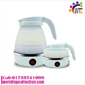 Silicone Foldable Travel Electric Kettle - 600ml