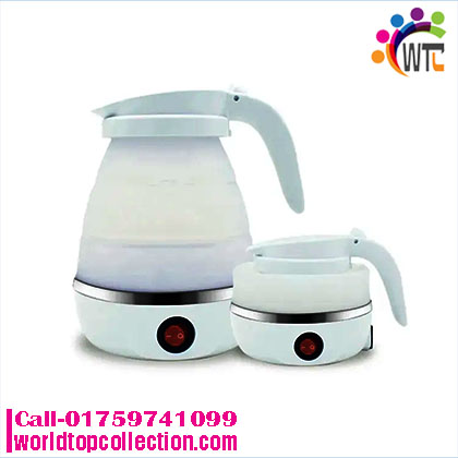 Silicone Foldable Travel Electric Kettle – 600ml